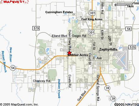 Map of the area our 33541 locksmiths service