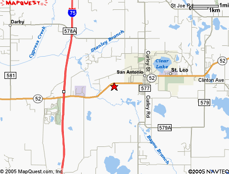 Map of the area our 33576 locksmiths service