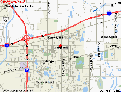 Map of the area our 33584 locksmiths service