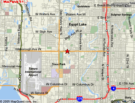 Map of the area our 33684 locksmiths service