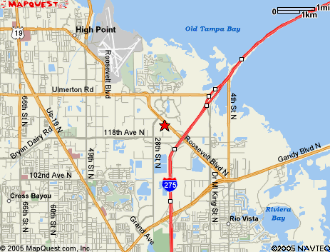 Map of the area our 33729 locksmiths service