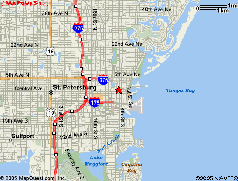 Map of the area our 33731 locksmiths service