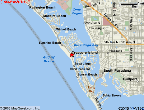 Map of the area our 33740 locksmiths service