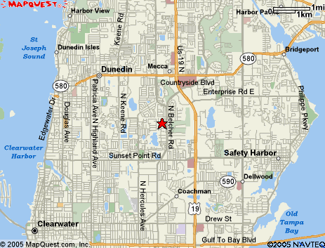 Map of the area our 33763 locksmiths service