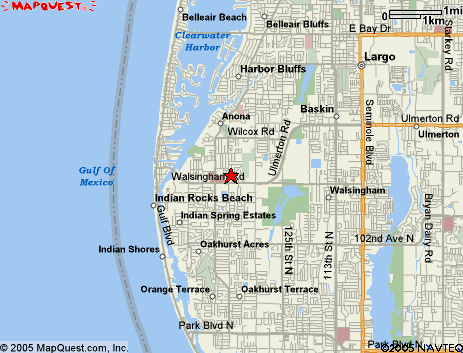 Map of the area our 33774 locksmiths service