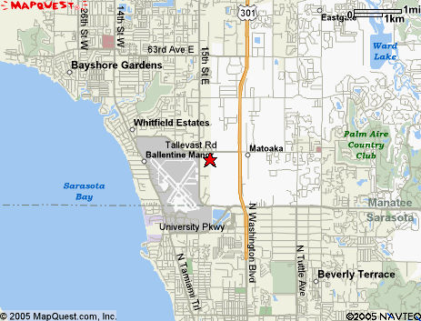 Map of the area our 34270 locksmiths service