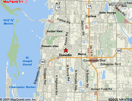 Map of the area our 34697 locksmiths service